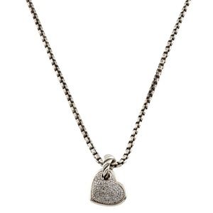 DAVID YURMAN drop heart diamond necklace!!!